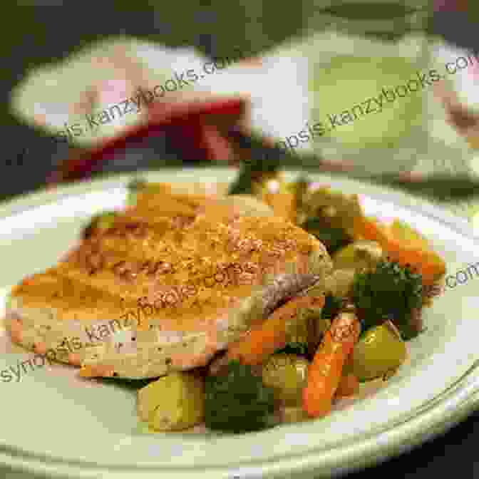 Flaky Salmon With Roasted Vegetables In A Slow Cooker Good Food Eat Well: Healthy Slow Cooker Recipes