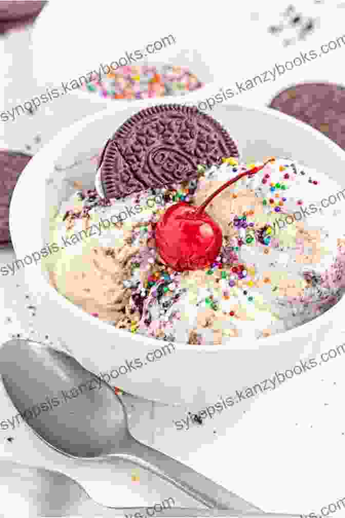 Homemade Ice Cream Sundae With Sprinkles And Cherry The Yummy Frozen Dessert Cookbook 2024: Homemade Ice Cream Gelato Sherbet And Frozen Yogurt Recipes